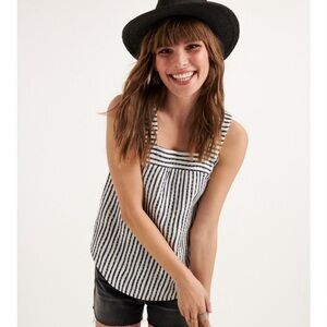 Lucky Brand Square Neck Tank Top